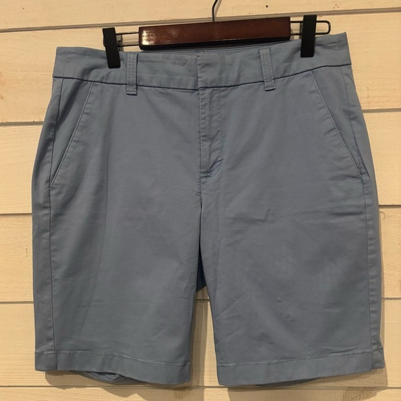 J. Crew Blue Shorts Tailored Cotton Blend - Picture 1 of 8